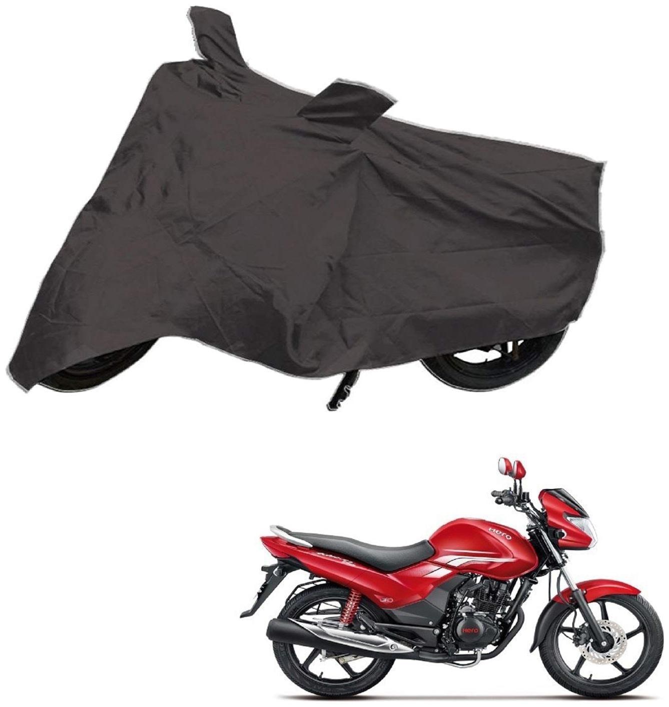 

AutoRetail Dust Proof Two Wheeler Polyster Cover for Hero Achiever (Mirror Pocket Grey Color)