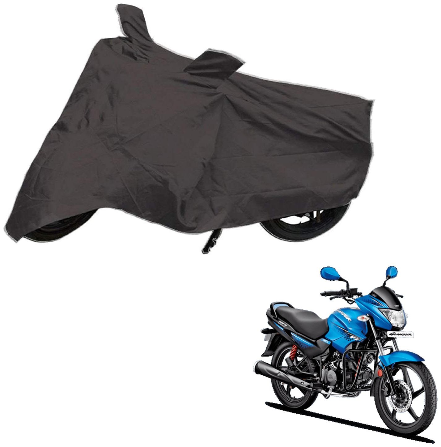 

AutoRetail Dust Proof Two Wheeler Polyster Cover for Hero Glamour Fi (Mirror Pocket Grey Color)