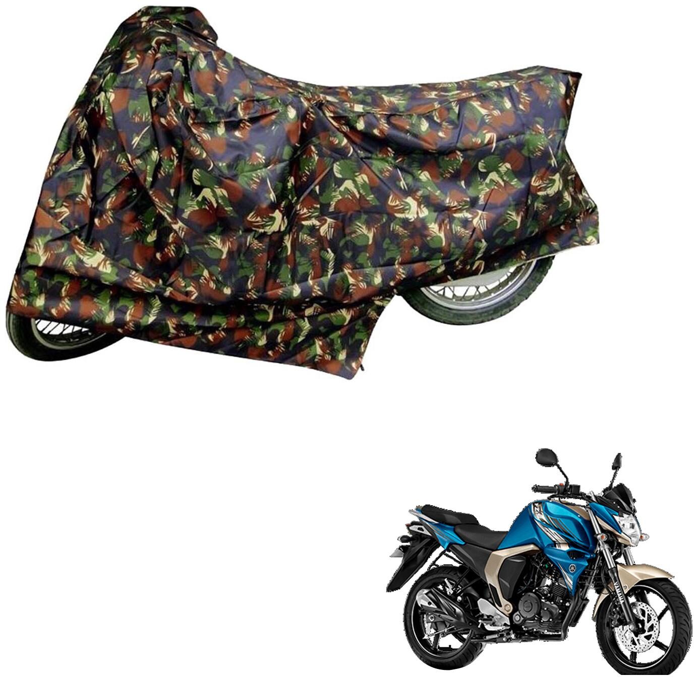 

AutoRetail Dust Proof Two Wheeler Polyster Cover for Yamaha FZ S Ver 2 0 (Mirror Pocket Multi Color)