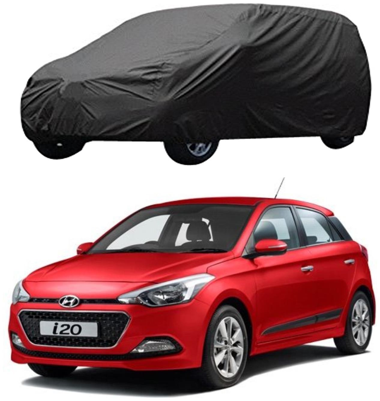 

AutoRetail Hyundai i20 Grey Car Body Cover for 2008 Model (Triple Stiched without Mirror Pocket)
