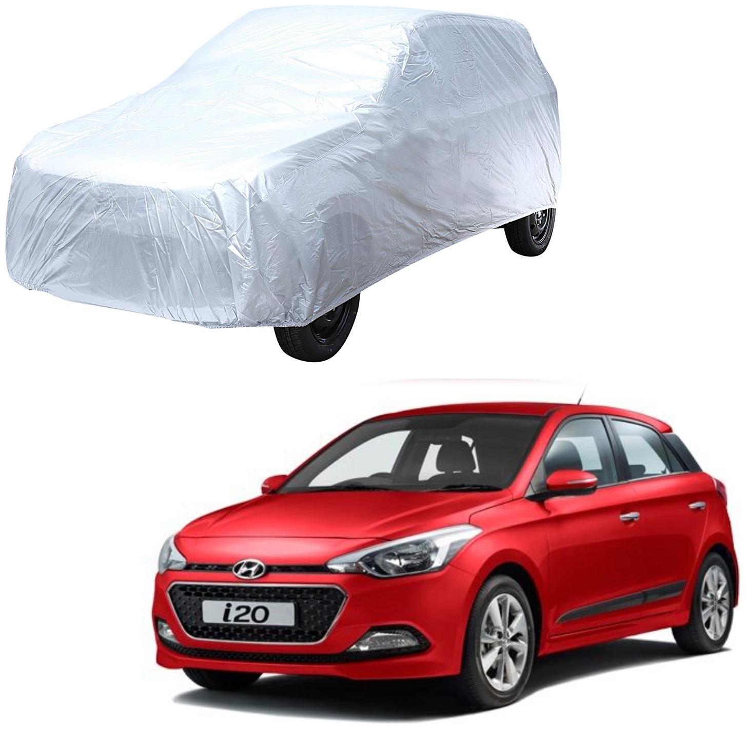 

AutoRetail Hyundai i20 Silver Matty Car Body Cover for 2013 Model (Triple Stiched without Mirror Pocket)