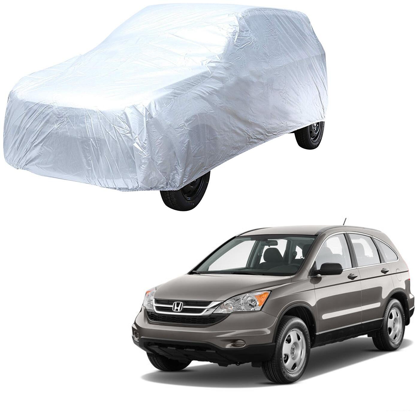 

AutoRetail Honda CR-V Silver Matty Car Body Cover for 2018 Model (Triple Stiched without Mirror Pocket)