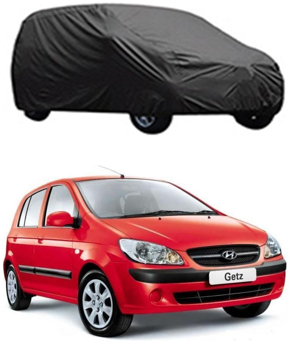 

AutoRetail Hyundai GETZ Grey Car Body Cover for 2019 Model (Triple Stiched without Mirror Pocket)