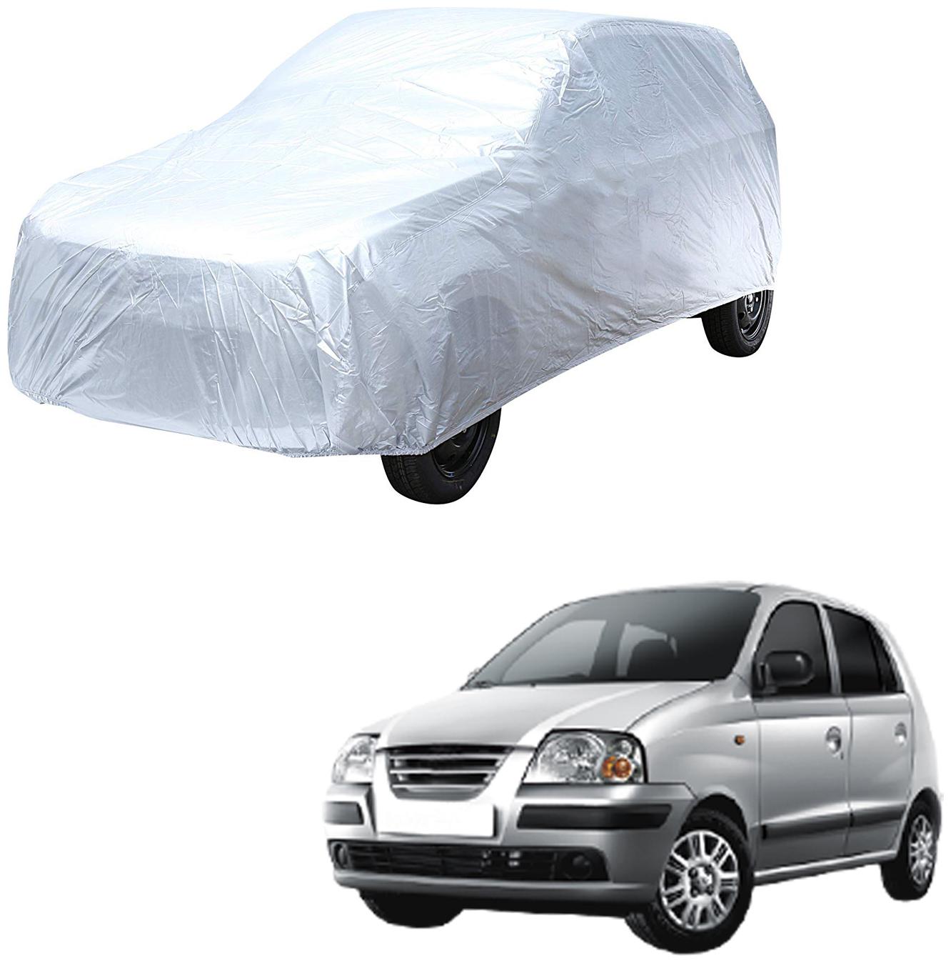 

AutoRetail Hyundai Santroxing Silver Matty Car Body Cover For 2003 Model (Triple Stiched without Mirror Pocket)