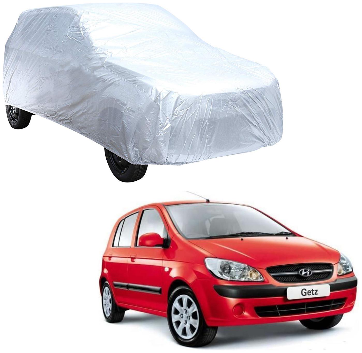 

AutoRetail Hyundai GETZ Silver Matty Car Body Cover for 2019 Model (Triple Stiched without Mirror Pocket)
