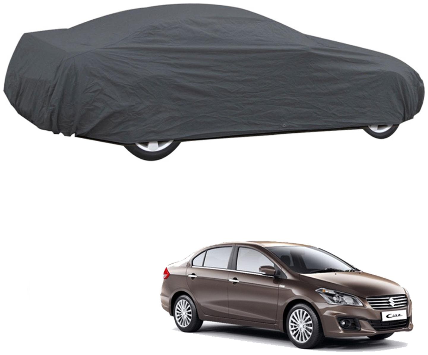 

AutoRetail Maruti Suzuki CIAZ Grey Car Body Cover for 2018 Model (Triple Stiched without Mirror Pocket)