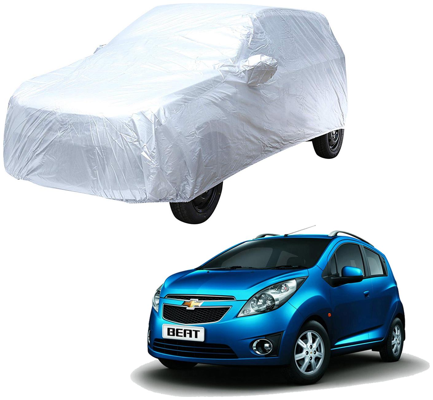 

AutoRetail Maruti Suzuki BALENO Silver Matty Car Body Cover for 2016 Model (Mirror Pocket Triple Stiched)