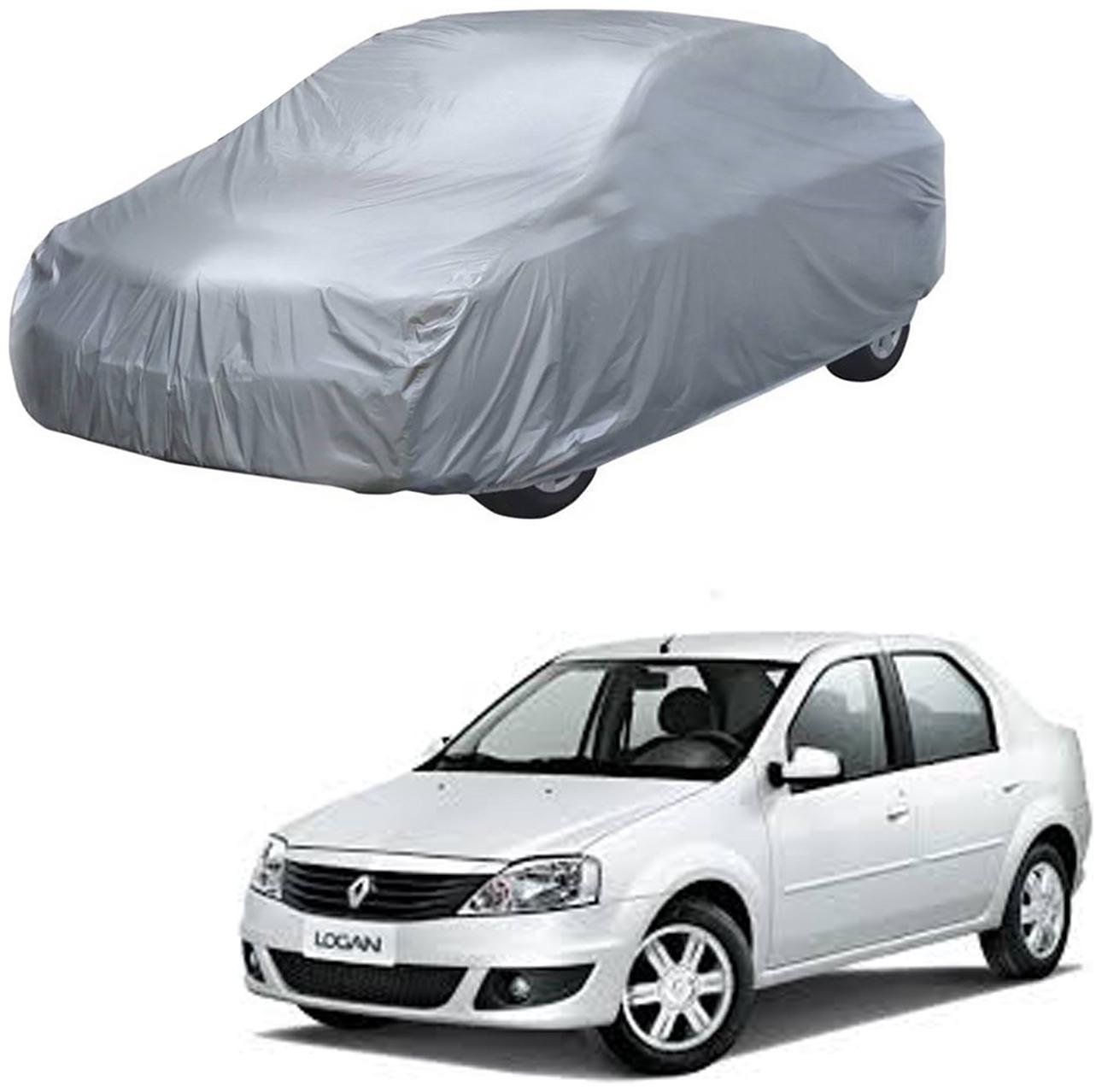

AutoRetail Mahindra LOGAN Silver Matty Car Body Cover for 2019 Model (Triple Stiched without Mirror Pocket)