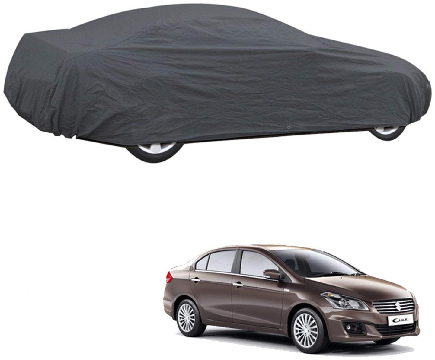 

AutoRetail Maruti Suzuki CIAZ Grey Car Body Cover for 2017 Model (Triple Stiched without Mirror Pocket)