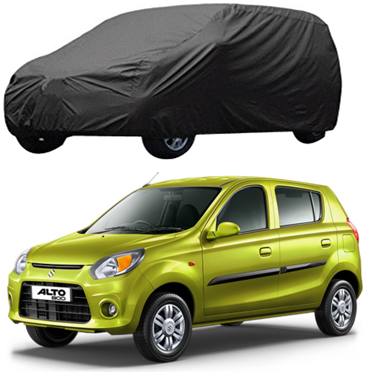

AutoRetail Maruti Suzuki Alto Grey Car Body Cover for 2011 Model (Triple Stiched without Mirror Pocket)