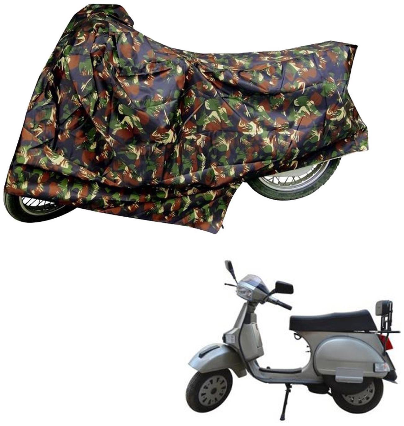 

AutoRetail Two Wheeler Polyster Cover for LML Select 4 KS with Mirror Pocket (Multi Color)
