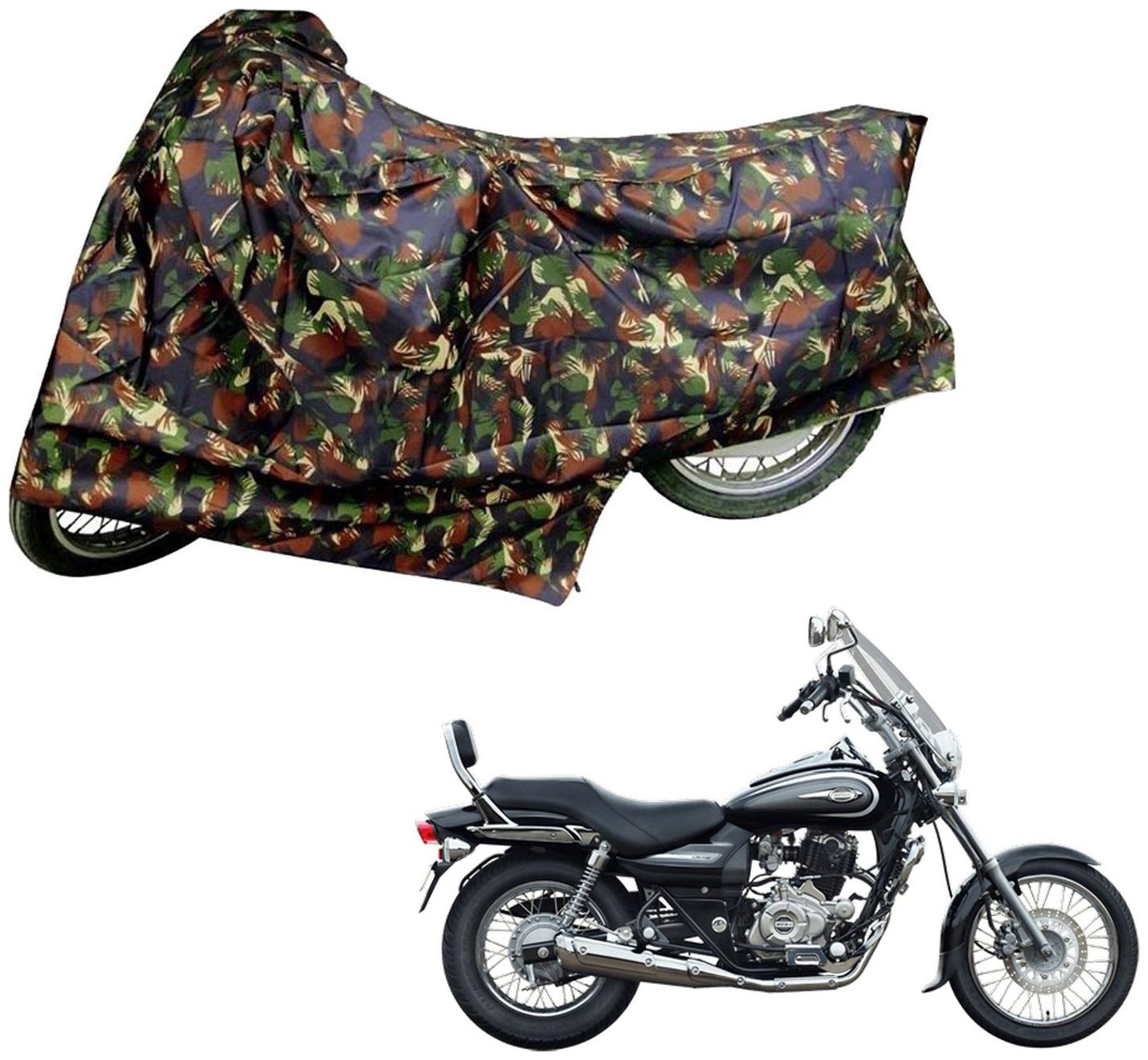 

AutoRetail Two Wheeler Polyster Cover for Bajaj Avenger 220 Cruise with Sun Protection (Mirror Pocket Multi Color)
