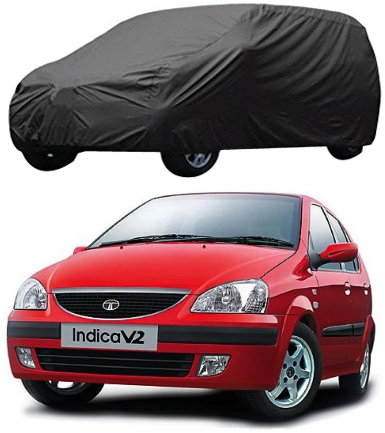 

AutoRetail Tata INDICA Grey Car Body Cover for 2019 Model (Triple Stiched without Mirror Pocket)