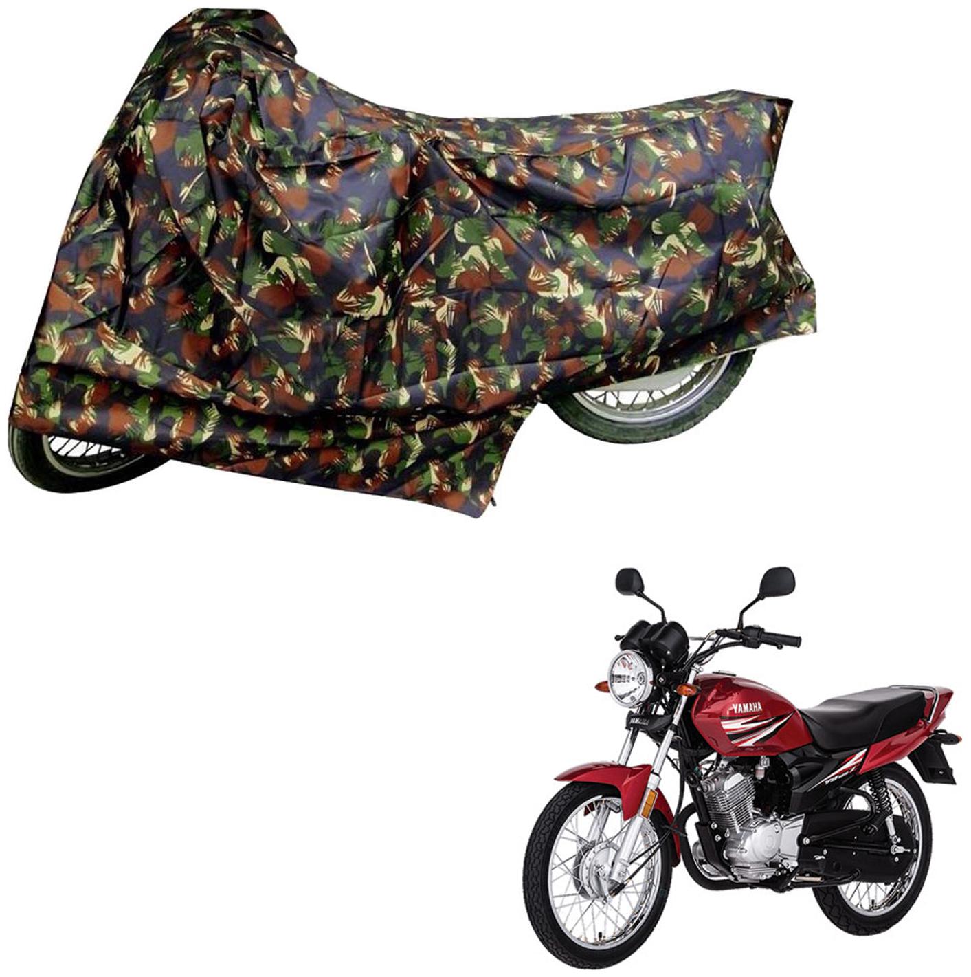 

AutoRetail Two Wheeler Polyster Cover for Yamaha YBR 125 with Mirror Pocket (Multi Color)