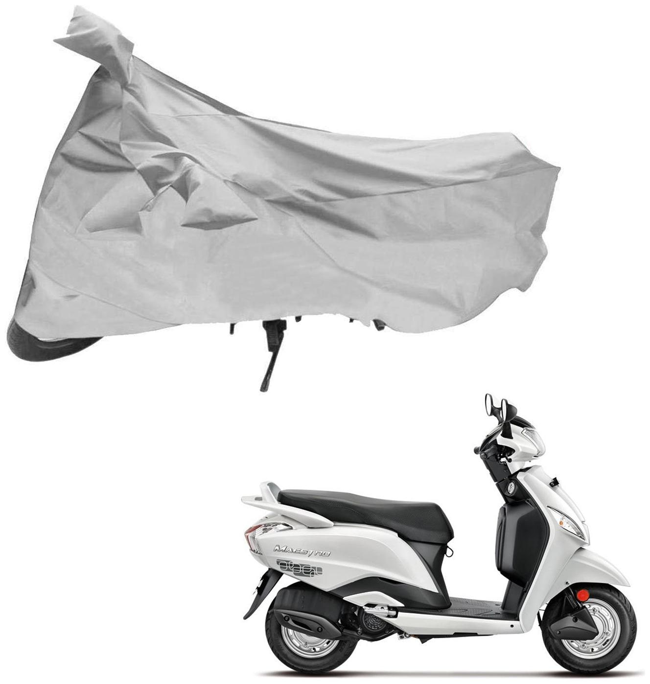 

AutoRetail Two Wheeler Polyster Cover for Hero Maestro with Sun Protection (Mirror Pocket Silver Color)
