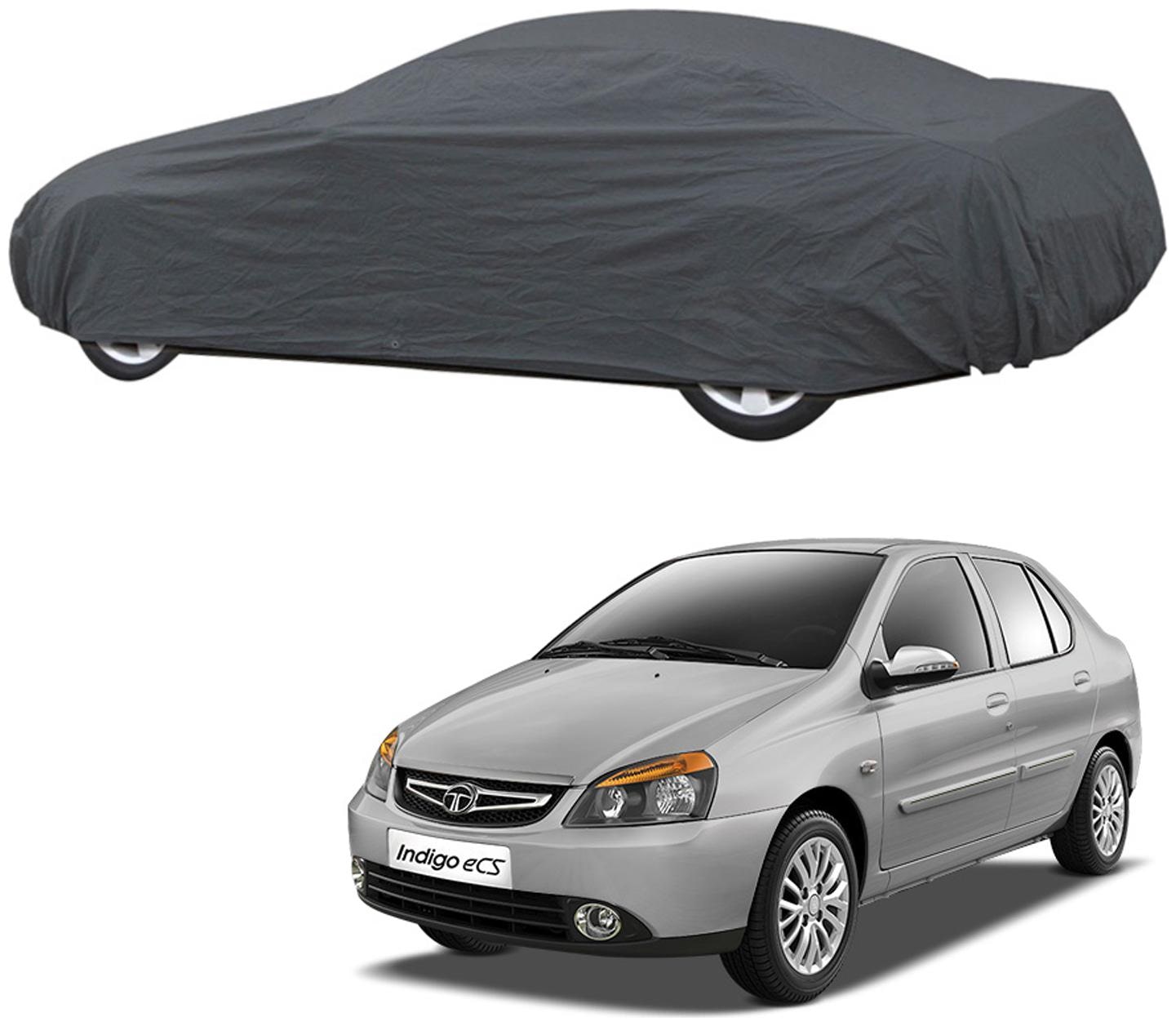

AutoRetail Tata INDIGO CS Grey Car Body Cover for 2016 Model (Triple Stiched without Mirror Pocket)