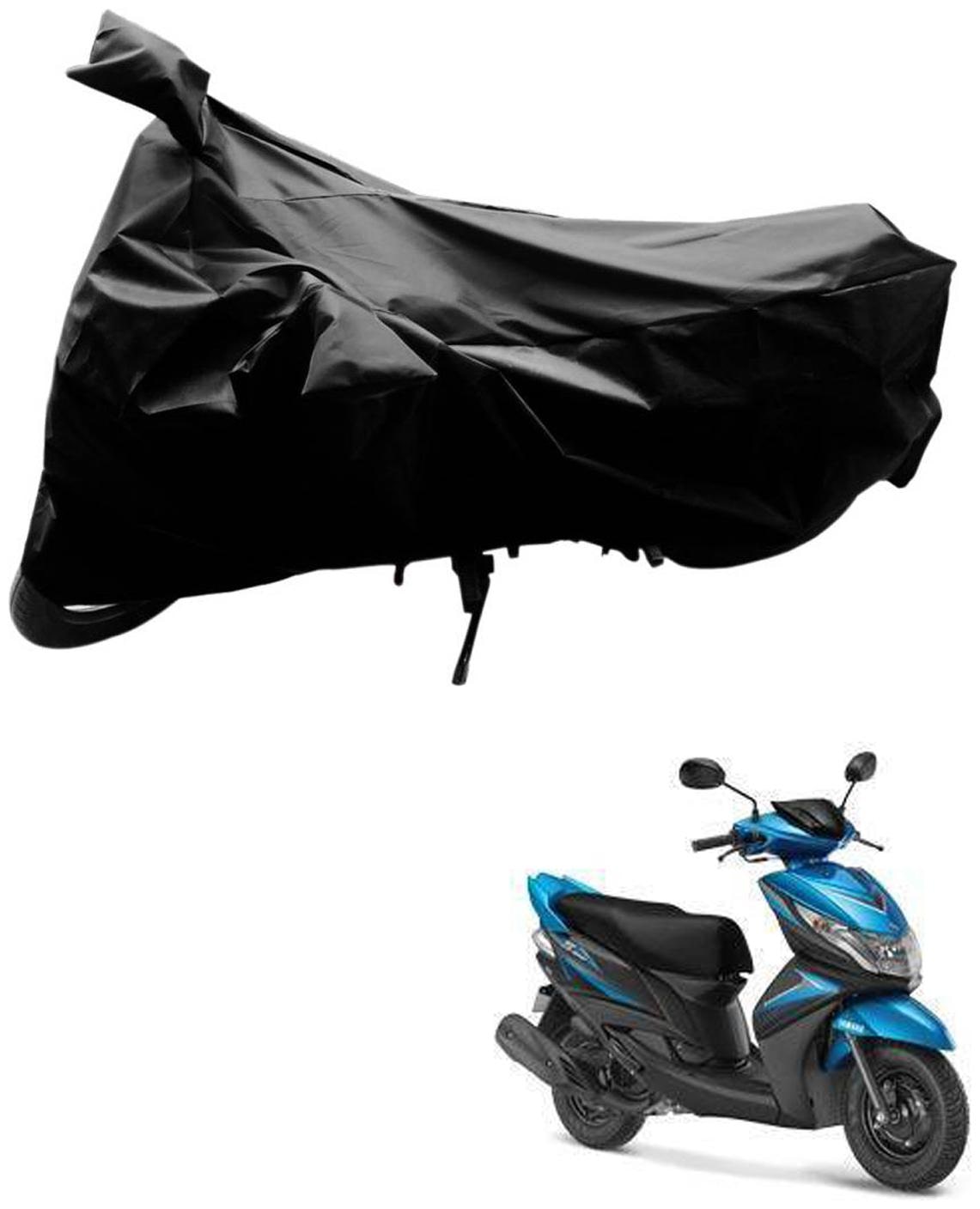 

AutoRetail UV Resistant Two Wheeler Polyster Cover for Yamaha Ray Z (Mirror Pocket Black Color)