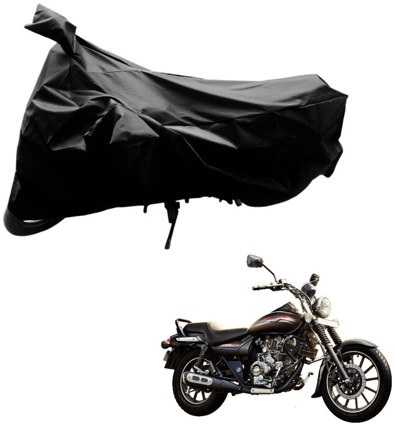 

AutoRetail UV Resistant Two Wheeler Polyster Cover for Bajaj Avenger Street 150 DTS-I (Mirror Pocket Black Color)