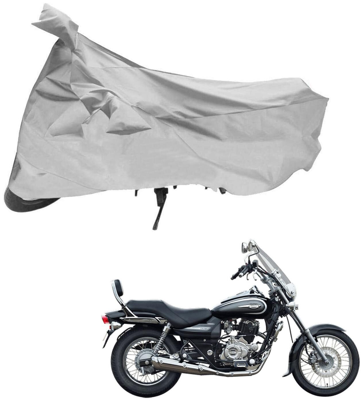 

AutoRetail UV Resistant Two Wheeler Polyster Cover for Bajaj Avenger 220 Cruise (Mirror Pocket Silver Color)