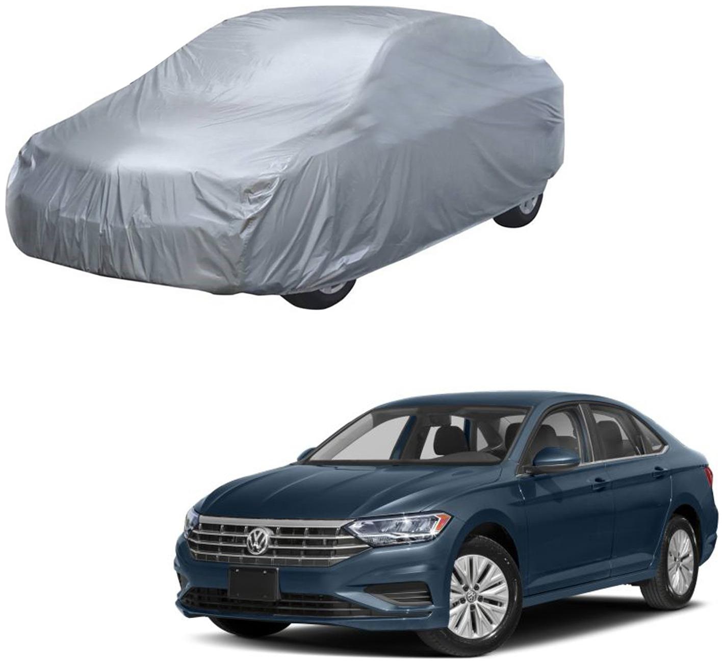 

AutoRetail Volkswagen JETTA Silver Matty Car Body Cover for 2019 Model (Triple Stiched without Mirror Pocket)