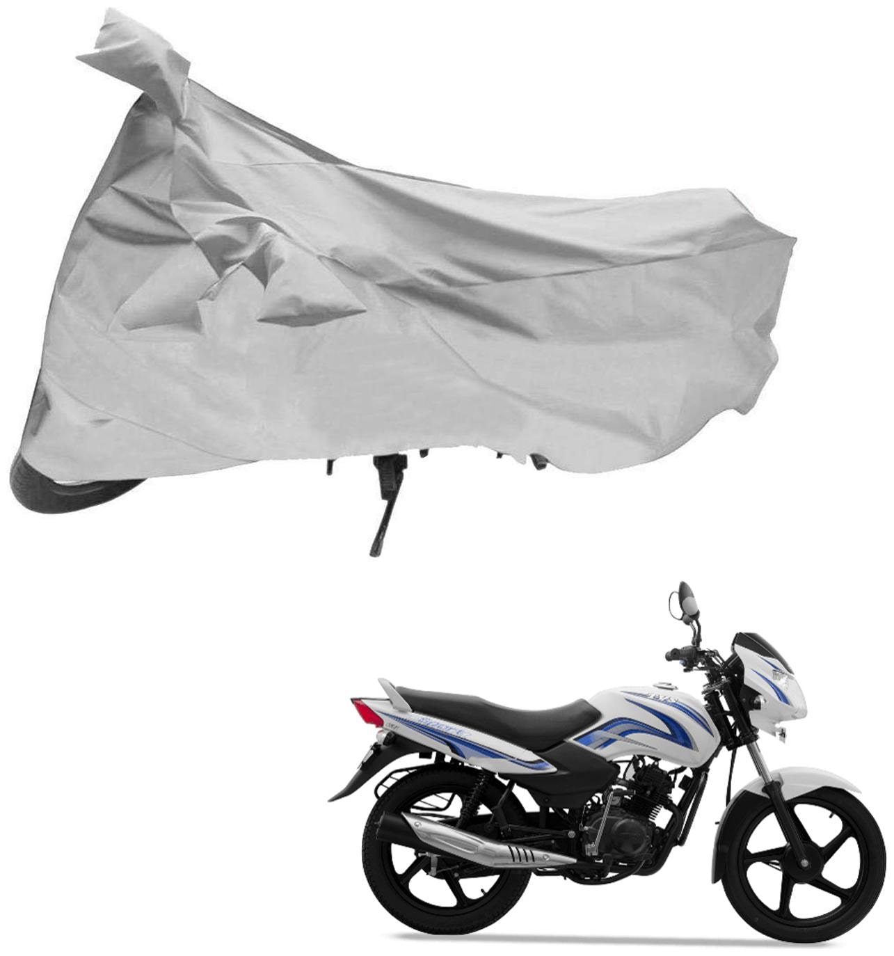 

AutoRetail Weather Resistant Two Wheeler Polyster Cover for TVS Star Sport (Mirror Pocket Silver Color)