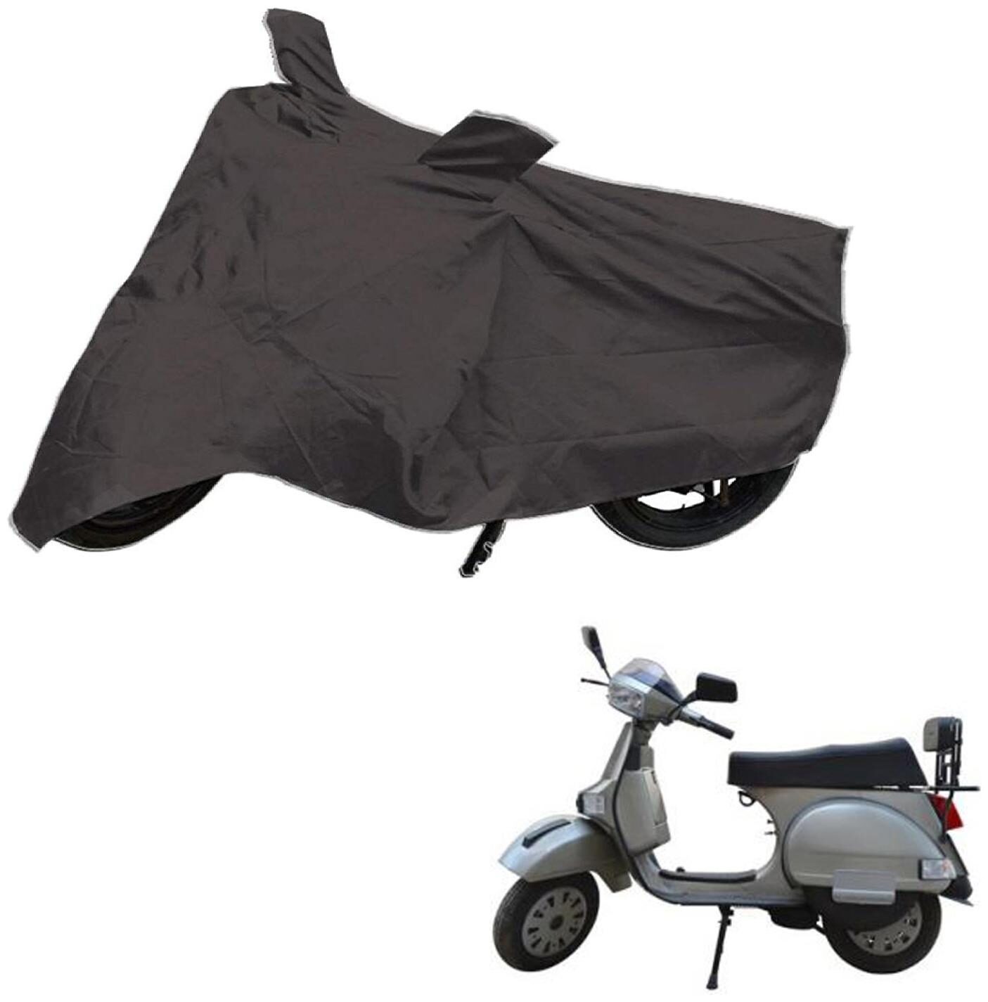 

AutoRetail Weather Resistant Two Wheeler Polyster Cover for LML Select 4 KS (Mirror Pocket Grey Color)