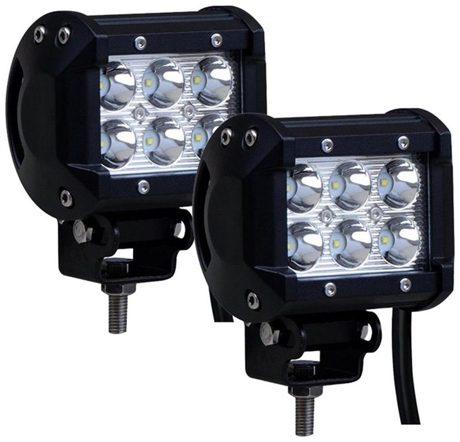 

AutoSun 6 LED Fog Light Set Of 2 Royal Enfield Black