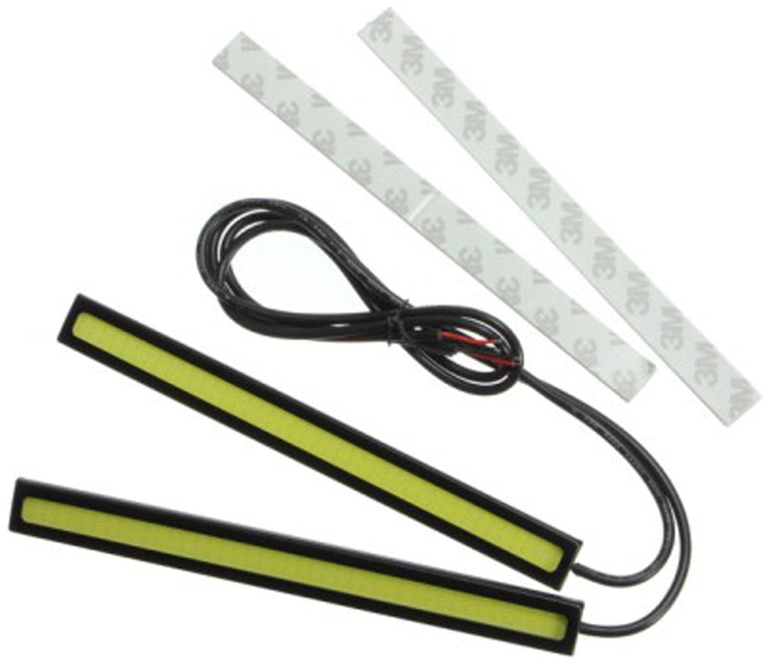 

Autosun Cob Led Smd Fog Drl Daytime Running Light L0167 Car Fancy Lights (Black)