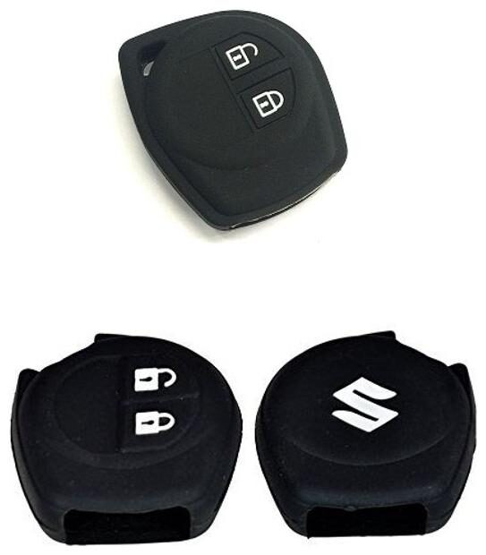 

AutoSun Silicone Remote Key Cover fit for Suzuki S-Cross (Black)