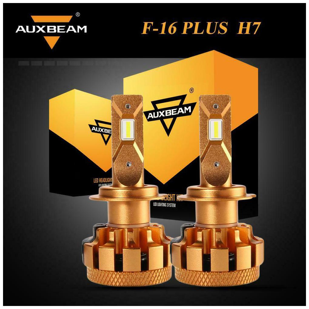 

AUXBEAM H7 70W 7000LM 6000K LED Headlight Decoder High Low Beam White Power Pair