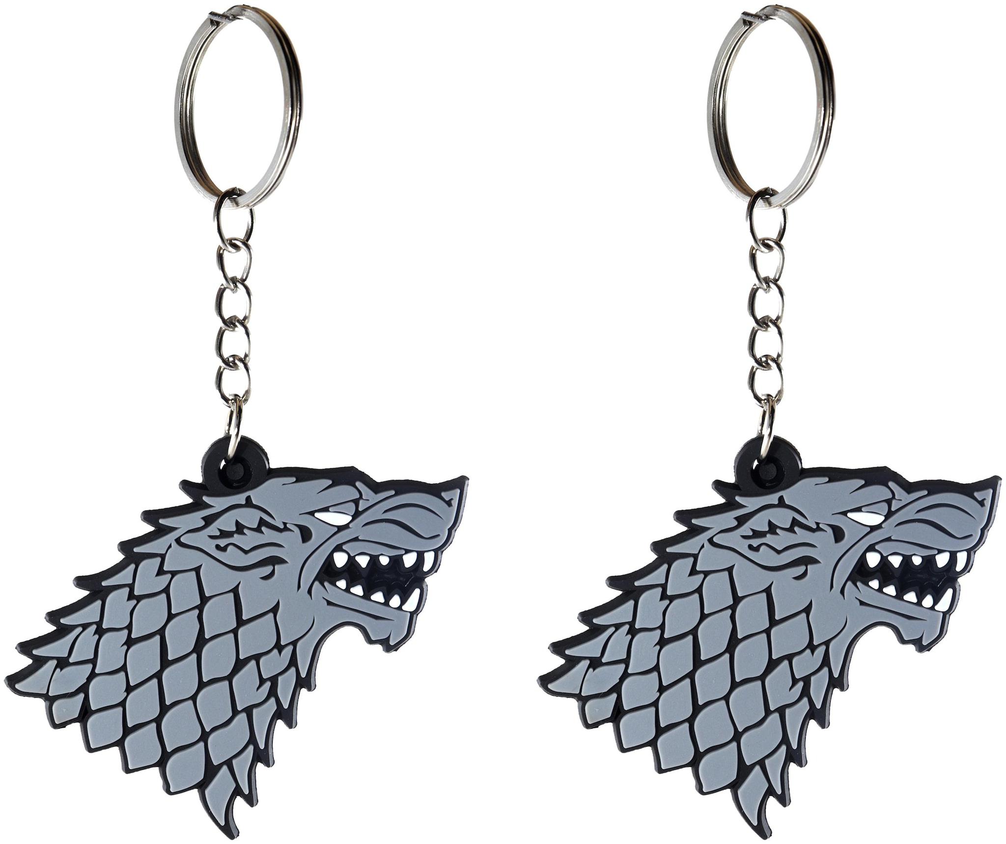 

AVI Keychain with Rubber Game of Thrones Winter Is Coming ( Pack of 2)