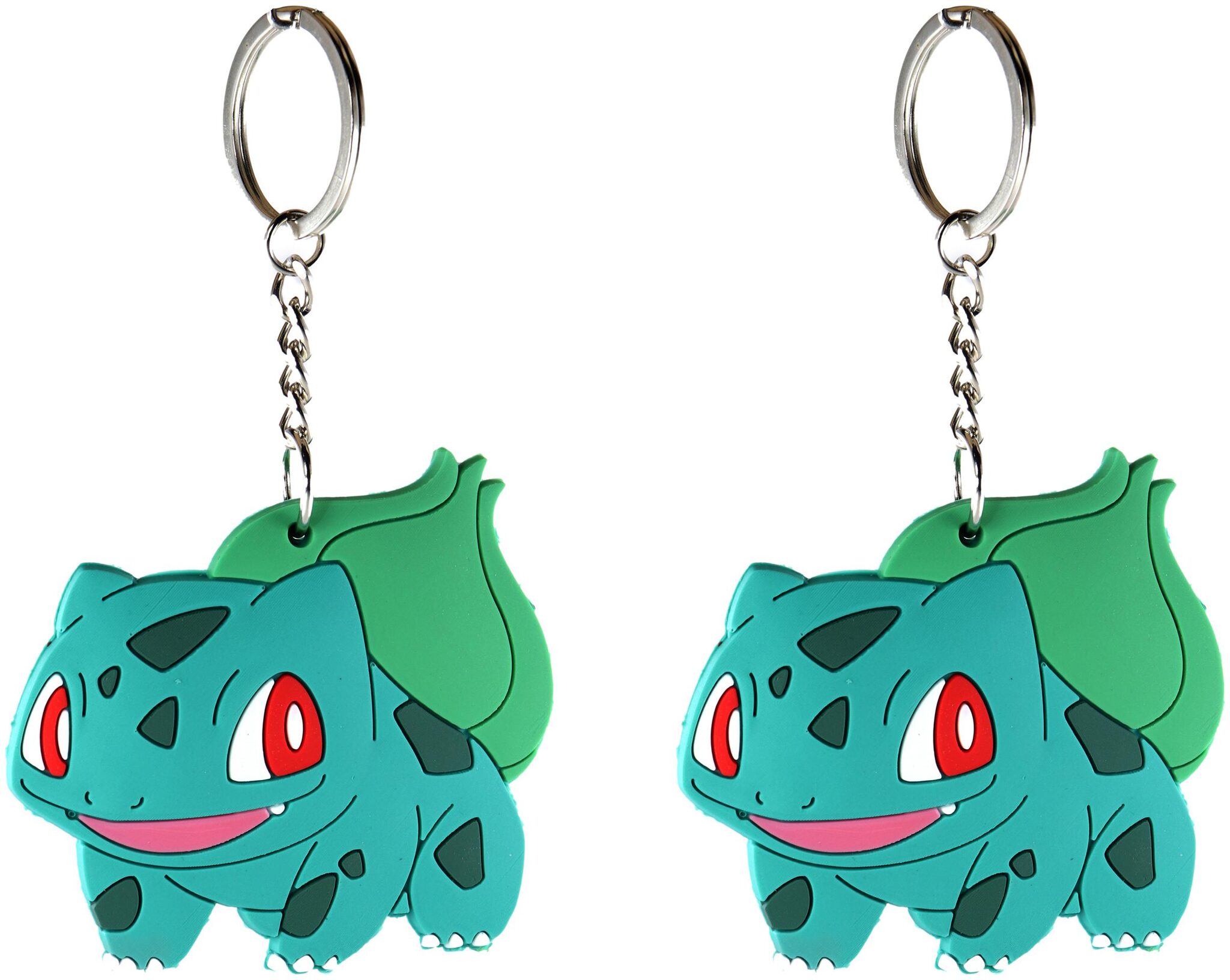 

AVI Keychain with Rubber Pokemon Bulbasaur ( Pack of 2)