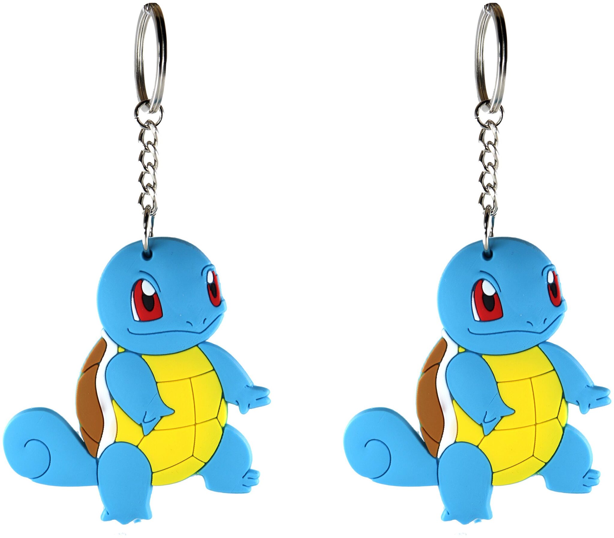 

AVI Keychain with Rubber Pokemon Sqirtle ( Pack of 2)