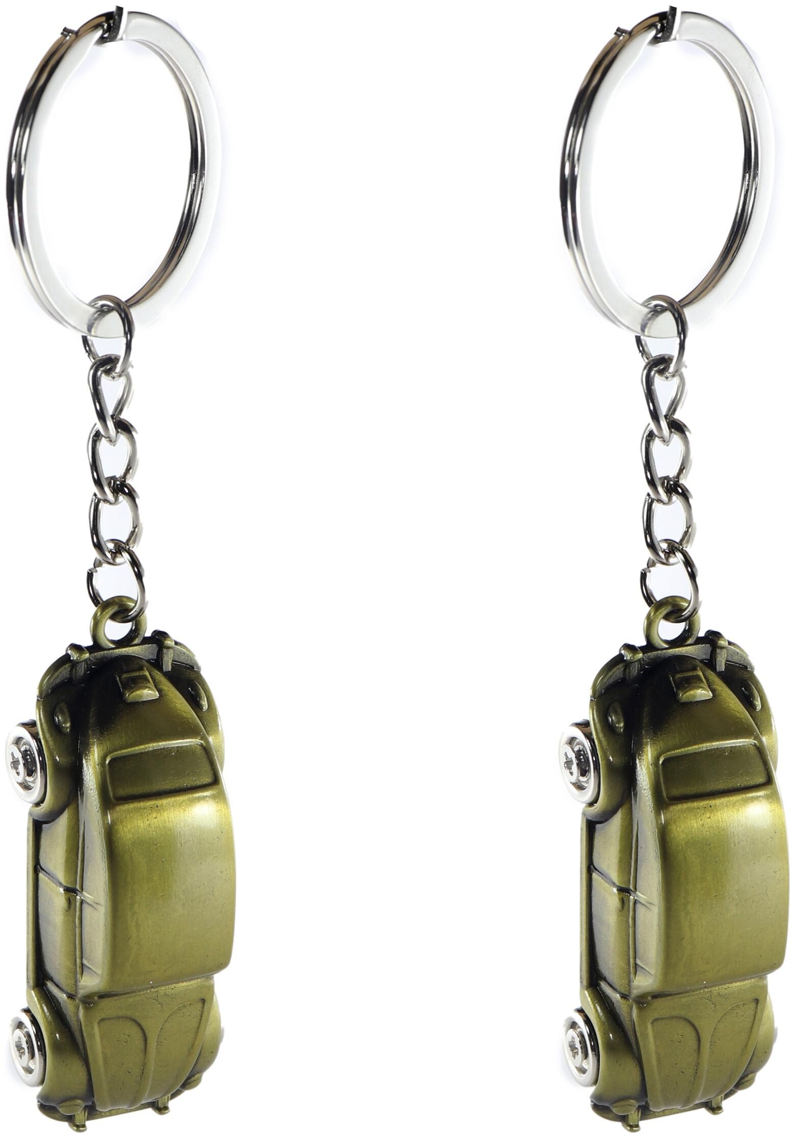

AVI Keychain with Golden Color Metal Volkswagen ( Pack of 2)