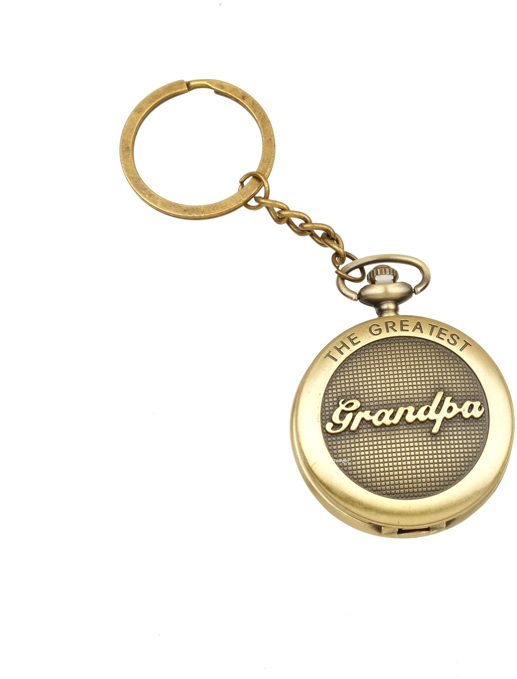 

AVI Techpro Metal The Greatest Grandpa with Pocketwatch Design Keychain