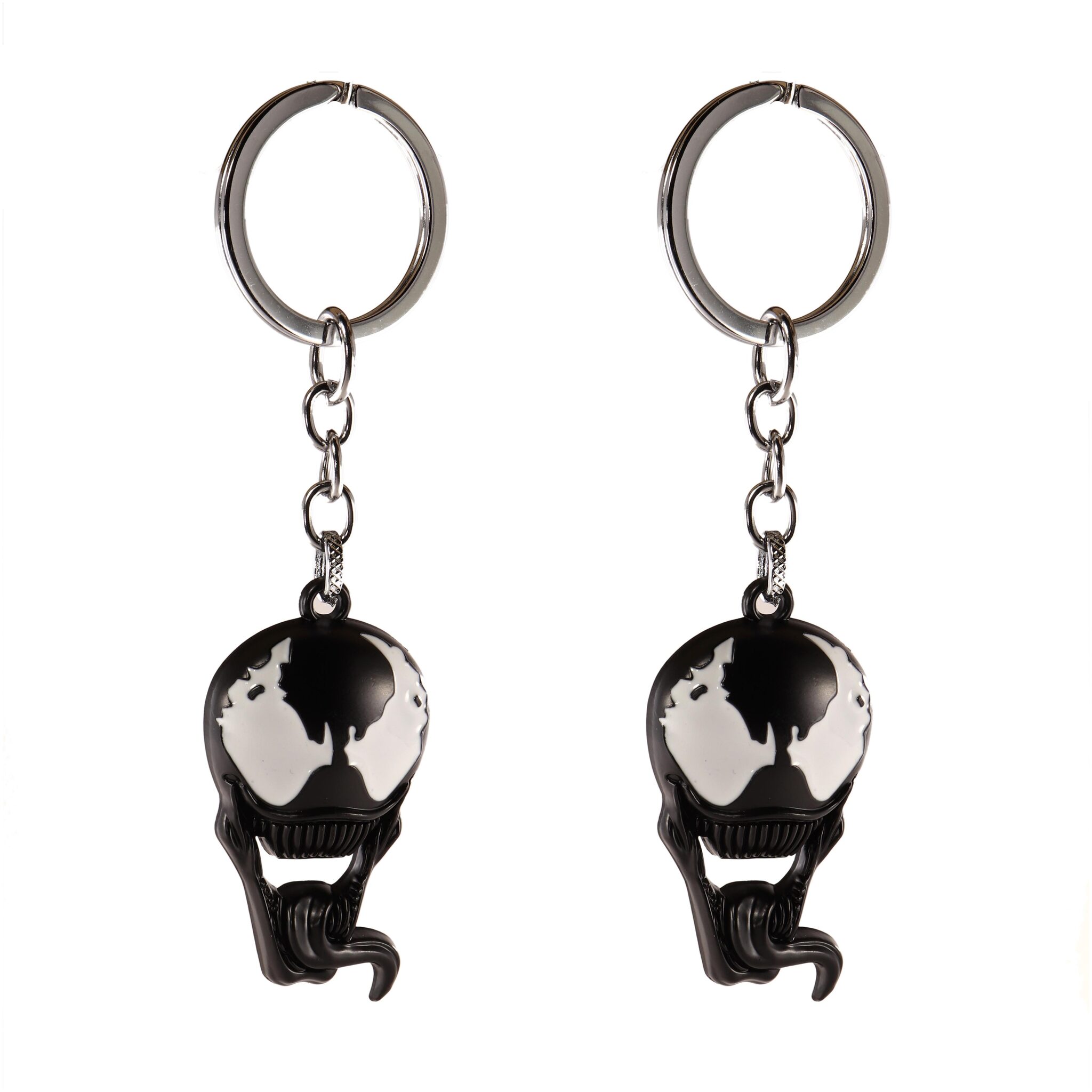 

AVI Techpro Keychain With Multicolor Metal Venom Design ( Pack of 2)
