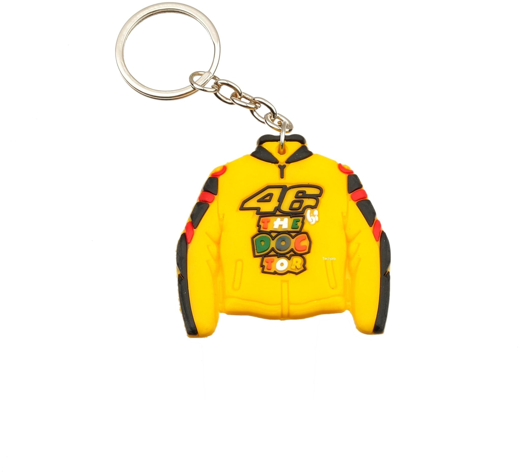 

AVI Techpro Doublesided Rubber Valentino Rossi Dr 46 Jacket Design Keychain