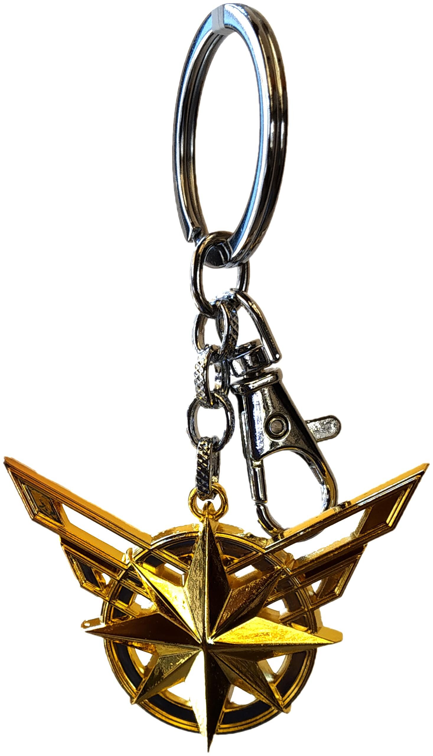 

AVI Techpro Metal Keychain with Captain Marvel Design (Pack of 1)