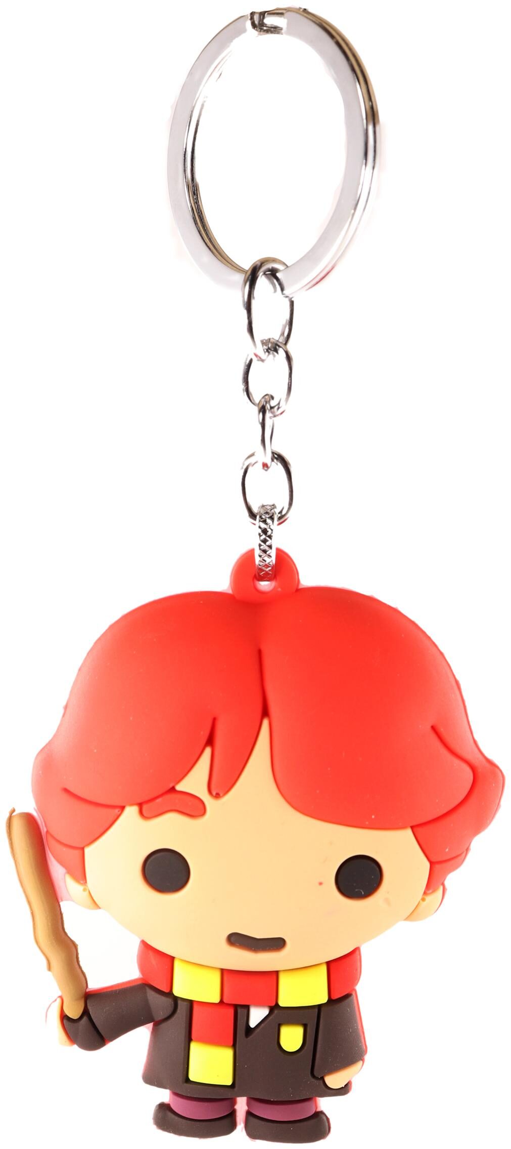 

AVI Techpro Keychain With Multicolor Harry Potter Ron Weasley Rubber Design ( Pack of 1)