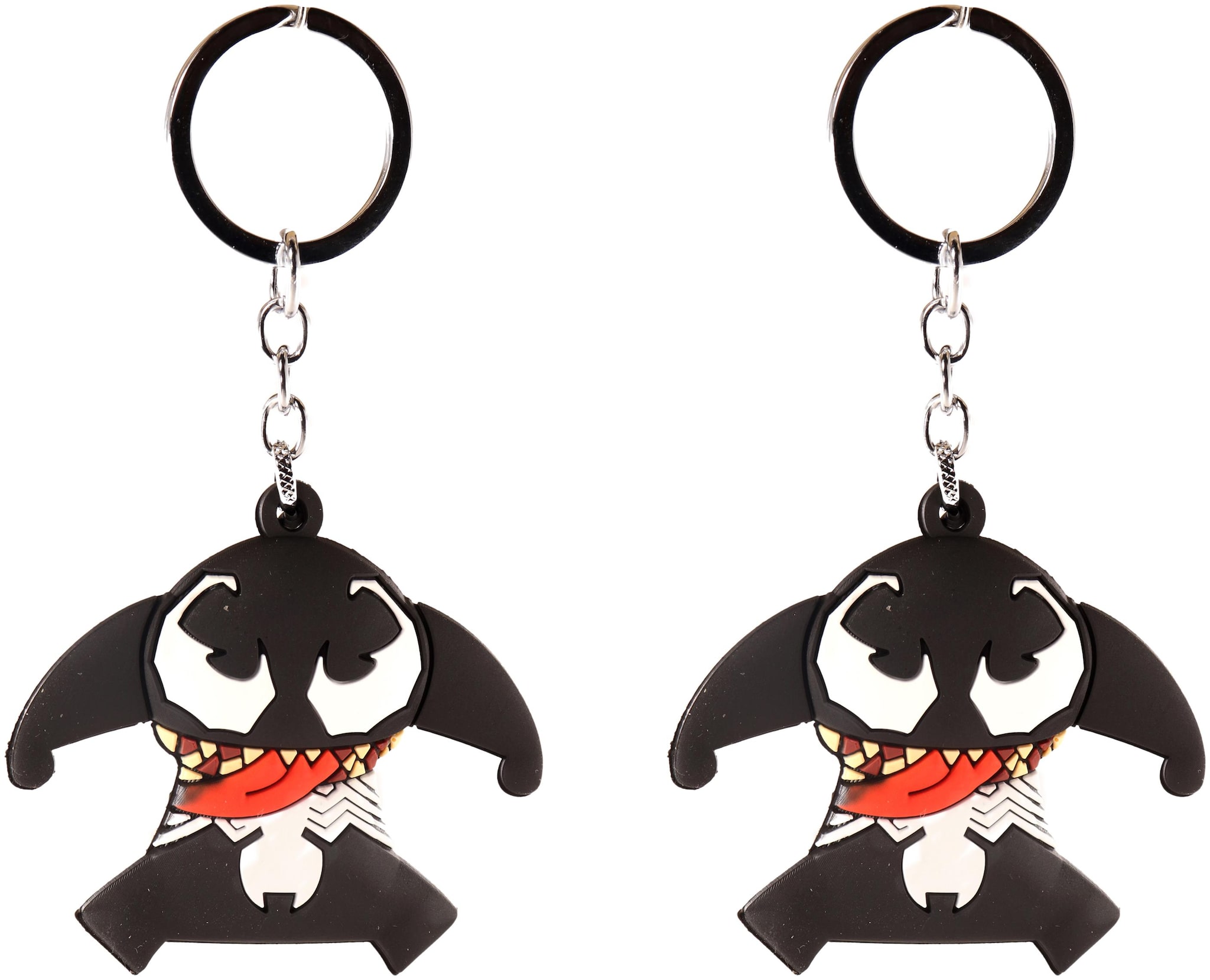 

AVI Techpro Keychain With Multicolor Rubber Double Sided Venom Design( Pack of 2)