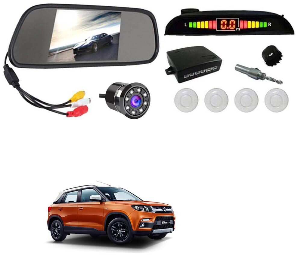 

AYW Car Rear View Camera With White Sensor and Screen of Brio