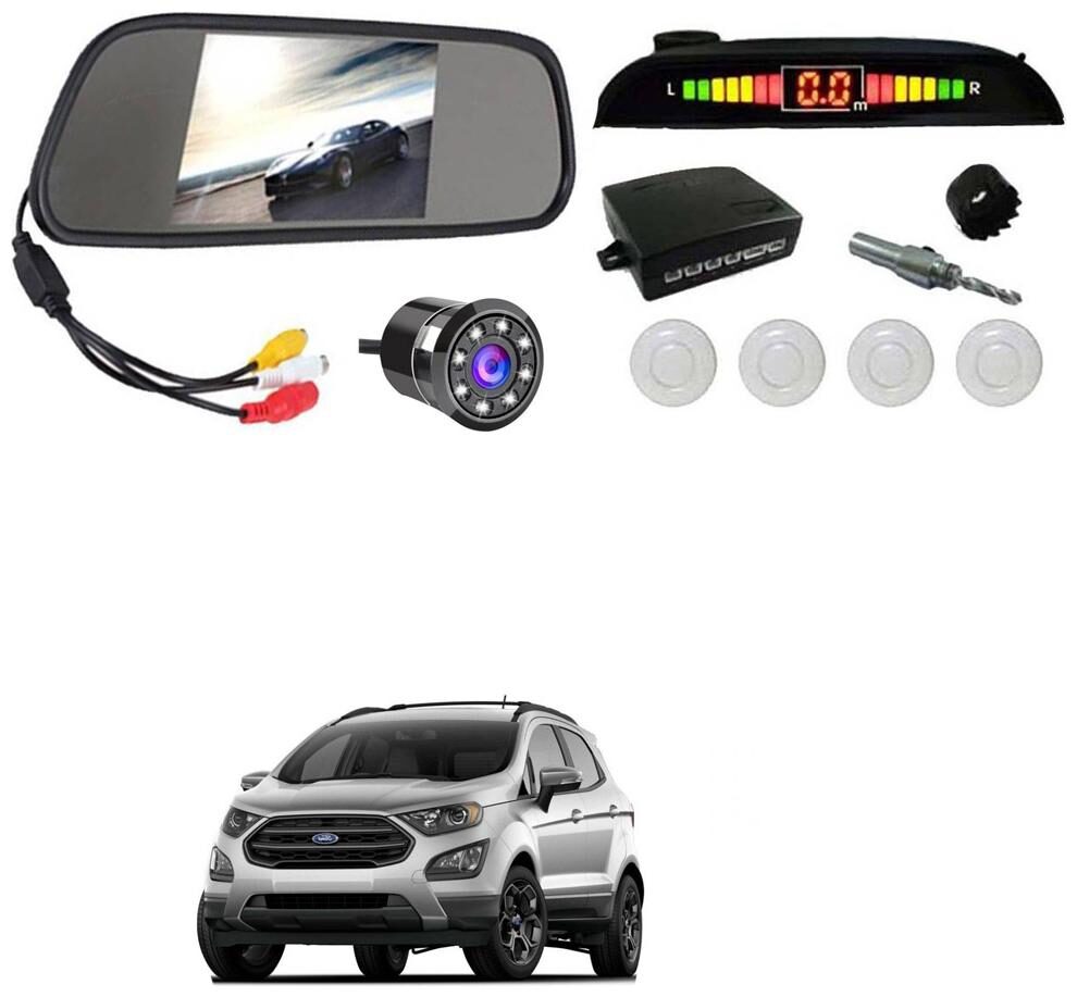 

AYW Car Rear View Camera With White Sensor and Screen of Ecosport