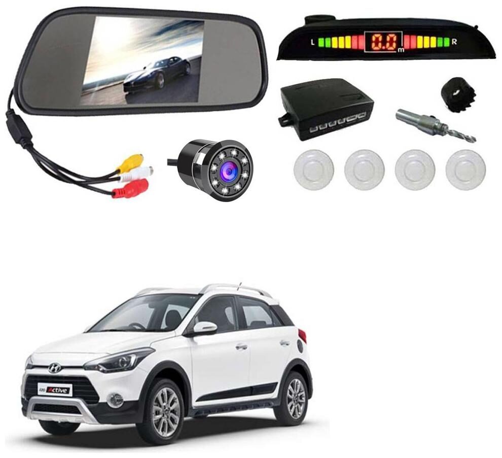 

AYW Car Rear View Camera With White Sensor and Screen of i20