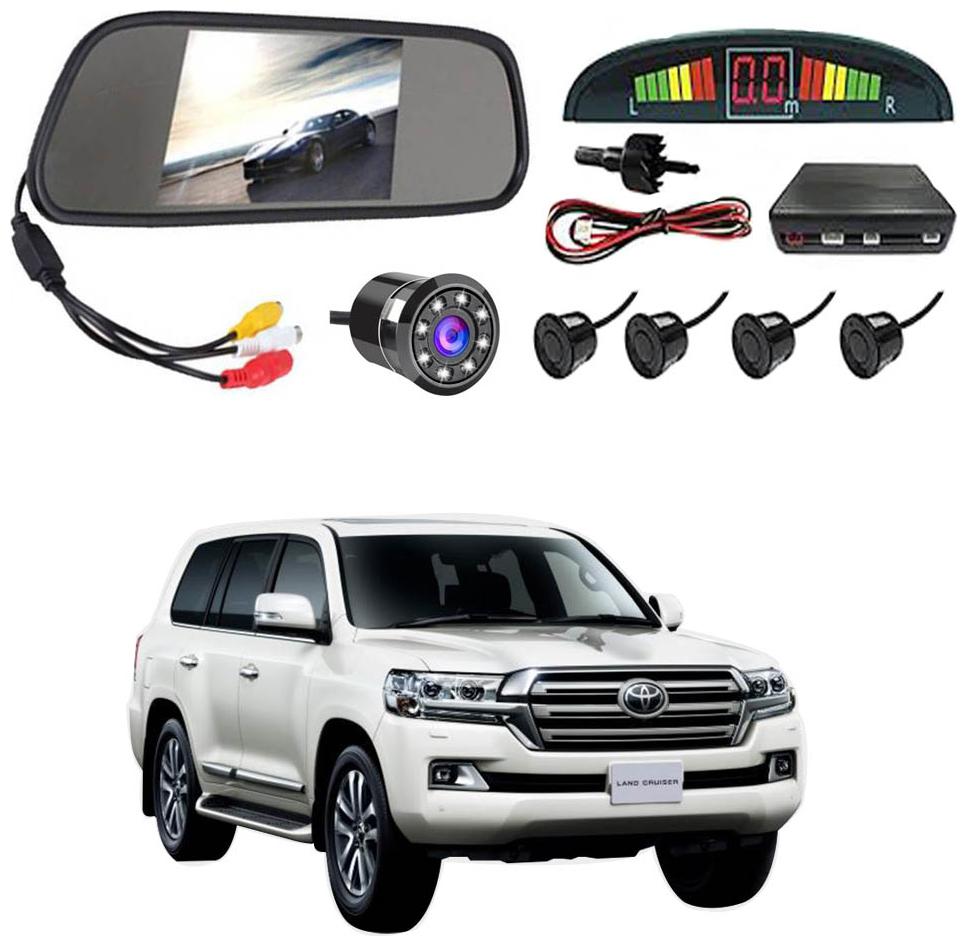 

AYW Car Rear View Camera With Black Sensor and Screen of Land Cruiser