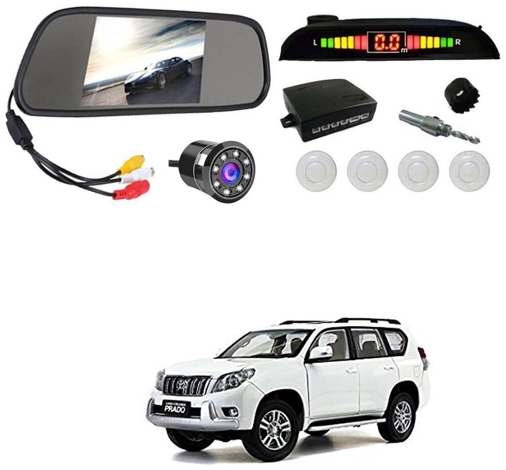 

AYW Car Rear View Camera With White Sensor and Screen of Land Cruiser