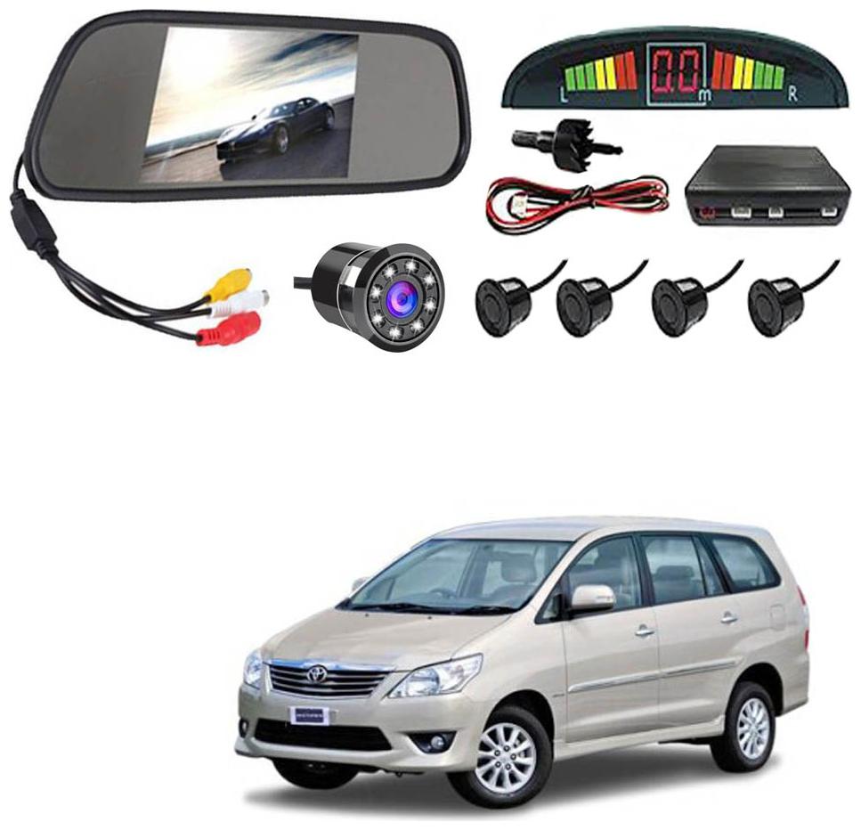

AYW Car Rear View Camera With Black Sensor and Screen of Innova