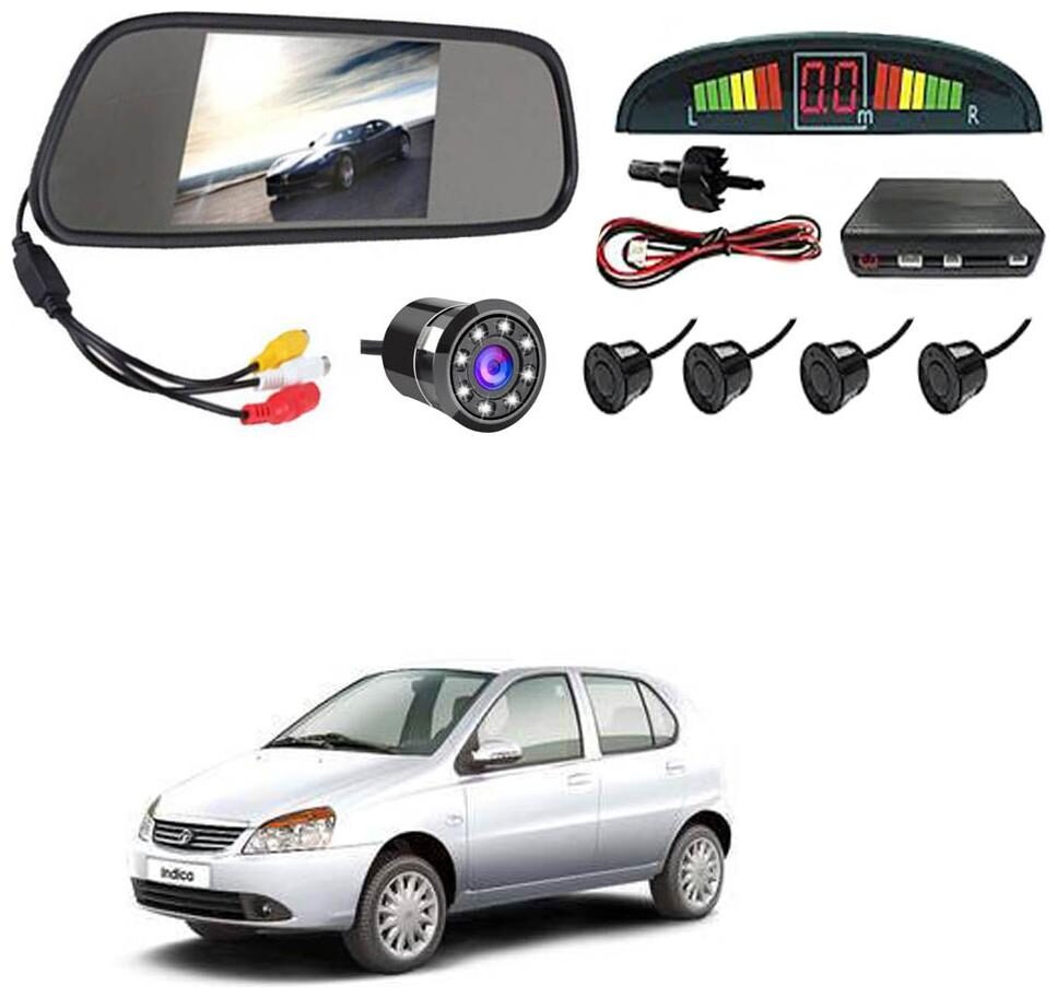 

AYW Car Rear View Camera With Black Sensor and Screen of Indica