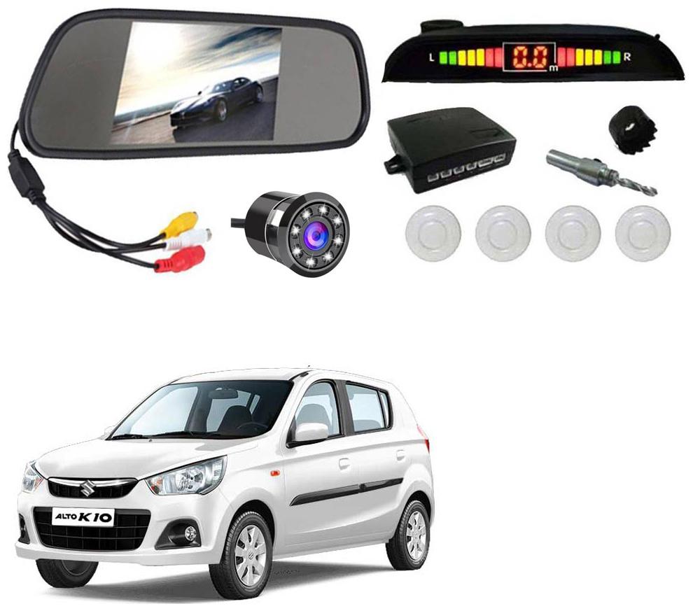 

AYW Car Rear View Camera With White Sensor and Screen of Alto 800