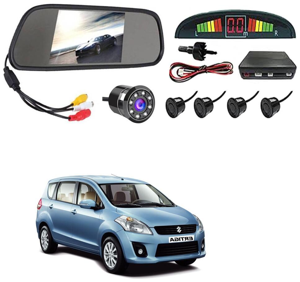 

AYW Car Rear View Camera With Black Sensor and Screen of Ertiga
