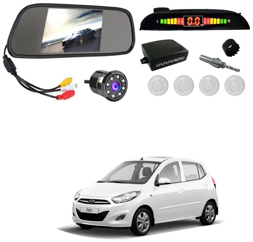 

AYW Car Rear View Camera With White Sensor and Screen of i10 Active